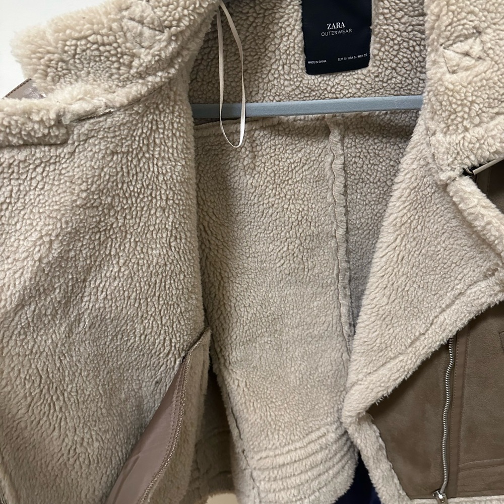 Zara Shearling Jacket - image 2